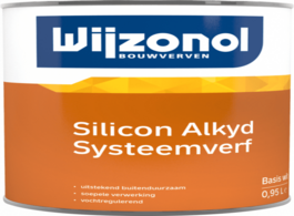 Foto van Wijzonol silicon alkyd systeemverf kleur 0.5 ltr 