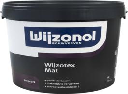 Foto van Wijzonol wijzotex mat lichte kleur 10 ltr 